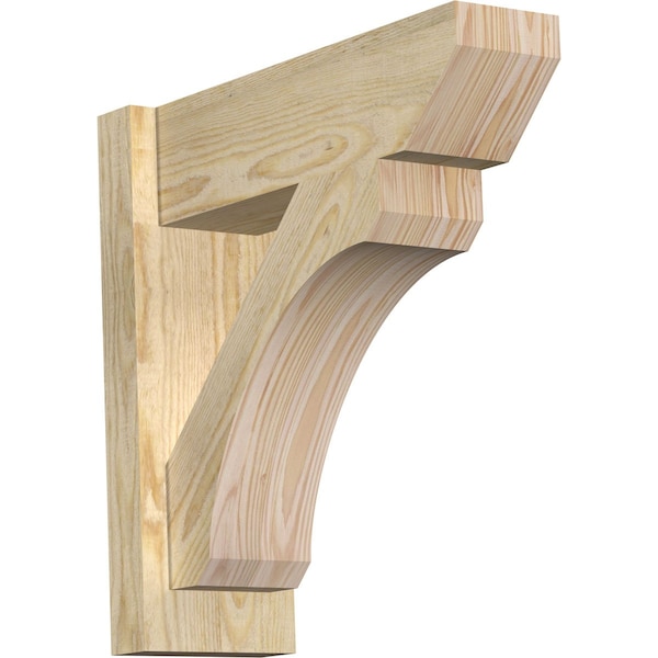 Ekena Millwork Legacy Slat Rough Sawn Outlooker, Douglas Fir, 6"W x 18"D x 18"H OUT06X18X18LEC06RDF - main